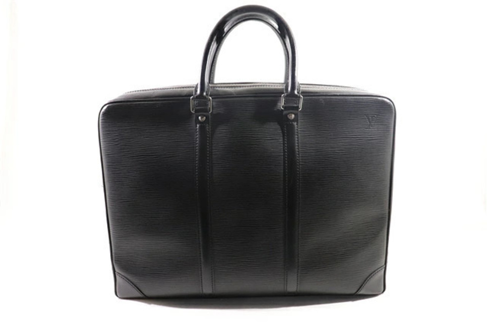 LOUIS VUITTON Epi Port Voyage Noir Black Business Bag